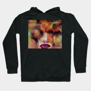 Abstract Lady Hoodie